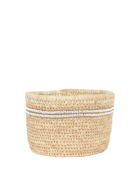 Striped Beaded Woven Basket | Fair Trade | The Little Market | The Little Market