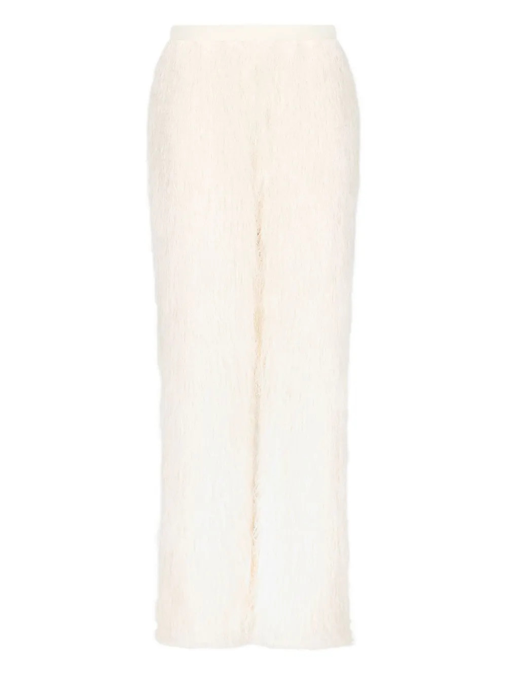 LouLou De Saison Reed Fringed Trousers | White | FARFETCH BH | Farfetch Global