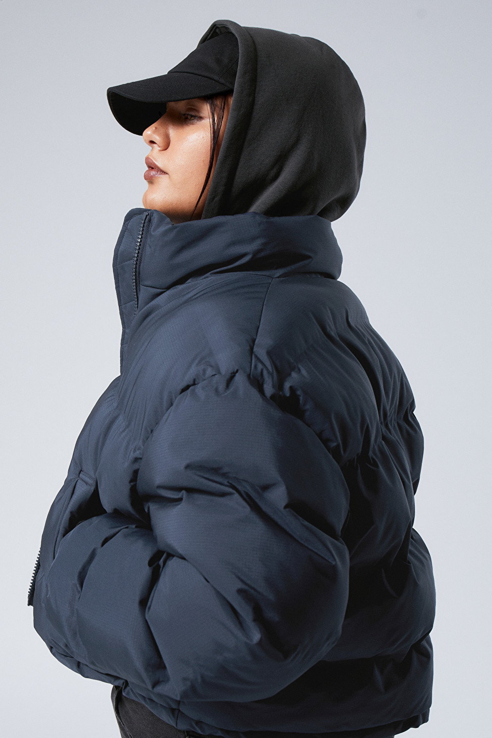 Kurze Pufferjacke Promise - Marineblau - Jackets & coats - Weekday DE | Weekday