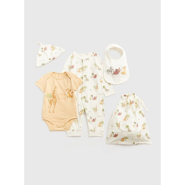 Buy Disney Lion King 5 Piece Starter Set - 6-9 months | Sleepsuits and pyjamas | Tu | Tu Clothing