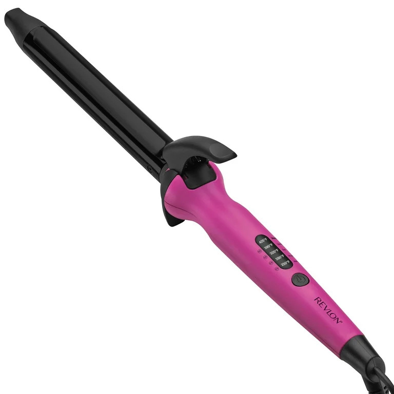 Revlon Easy Heat 1" Precision Curling Iron, Pink | Walmart (US)