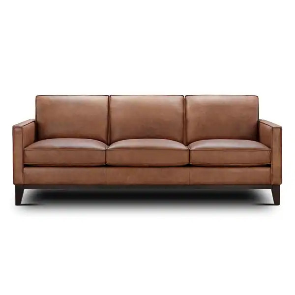 Pimlico Top Grain Leather Sofa - Bed Bath & Beyond - 30972266 | Bed Bath & Beyond