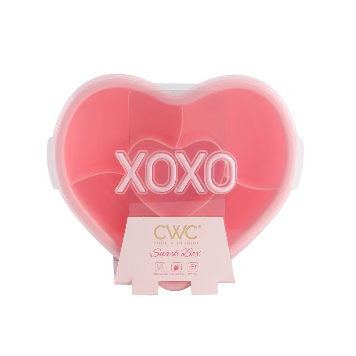 Cook With Color XOXO Personal Sized Snack Box Food Storage Container Pink | Target