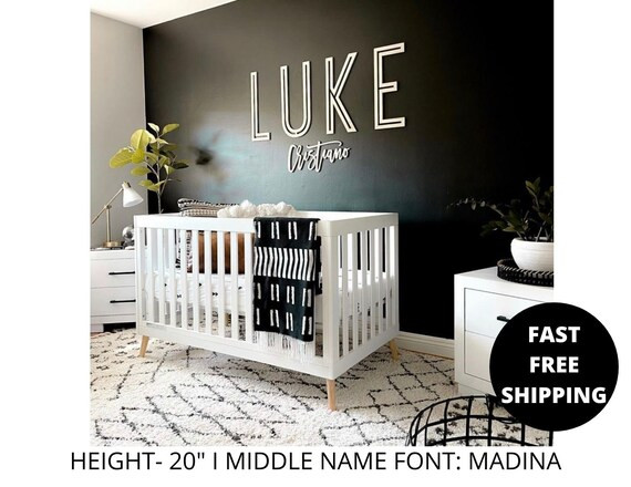 Stacked Custom name sign, wood name sign, nursery sign, nursery letters, children's decor, nurser... | Etsy (US)