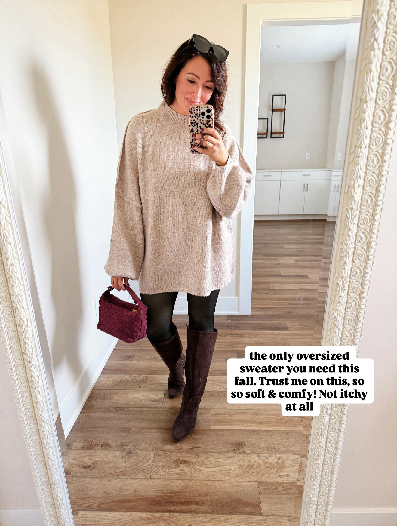 Medium sweater for an oversized fit! So so soft & comfy! 

#LTKSeasonal #LTKStyleTip #LTKFindsUnder50