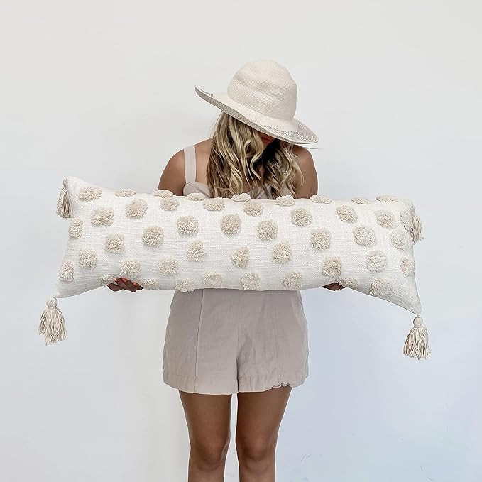 Amazon.com: CASA BOHO Lumbar Pillow Cover Boho Pillow Decorative Throw Pillow Boho Decor Boho Pil... | Amazon (US)