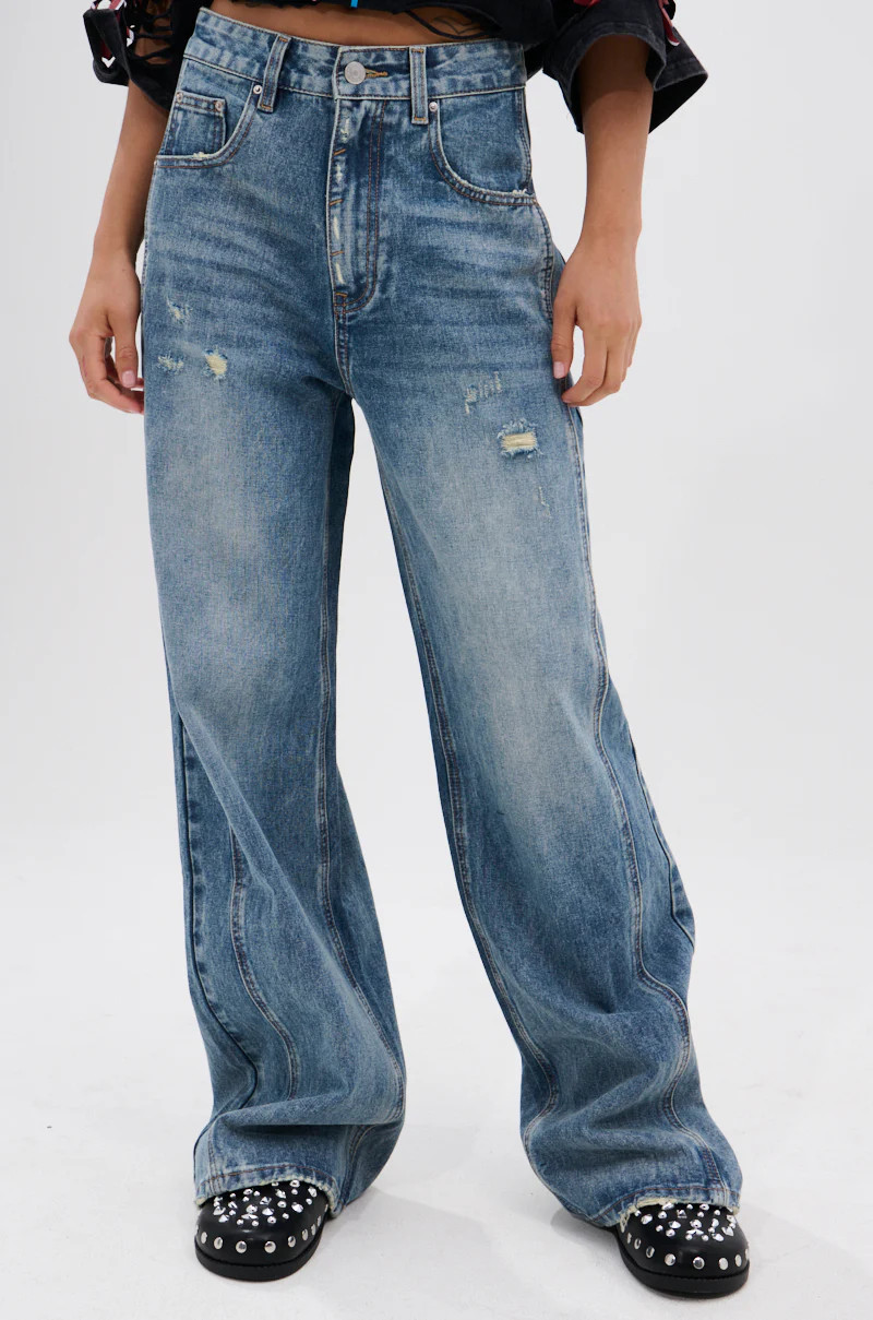 AKIRA Leila Wide Leg Jeans | Size 1X | AKIRA