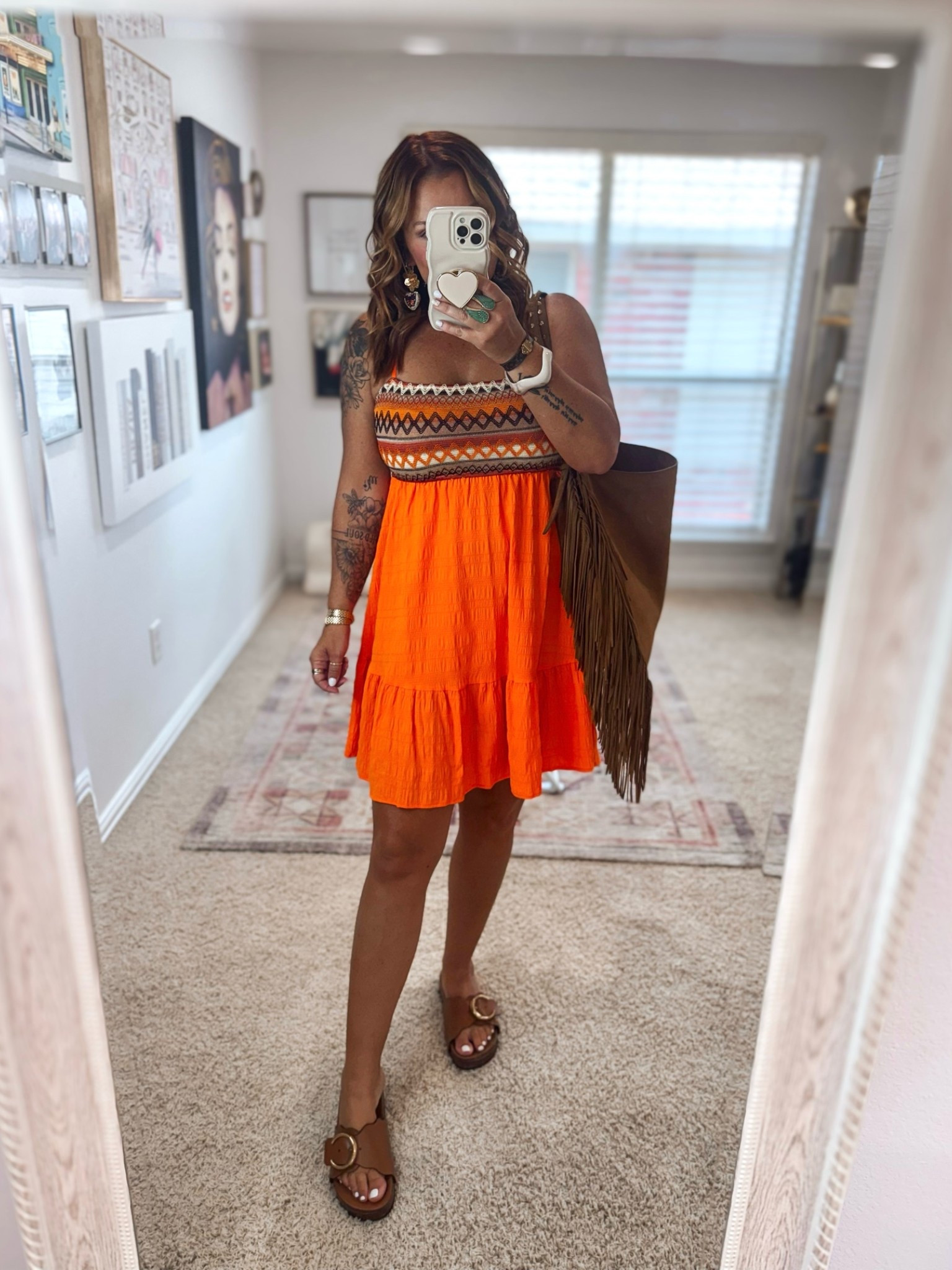 Friday ootd in this under $30 dress 🧡 also comes in yellow and blue

#LTKootd