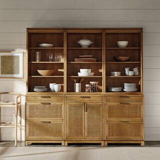 Set of 3 Cyrus Server Hutches with Two 3-Drawer Consoles & One 2-Door Console | Ballard Designs, Inc.