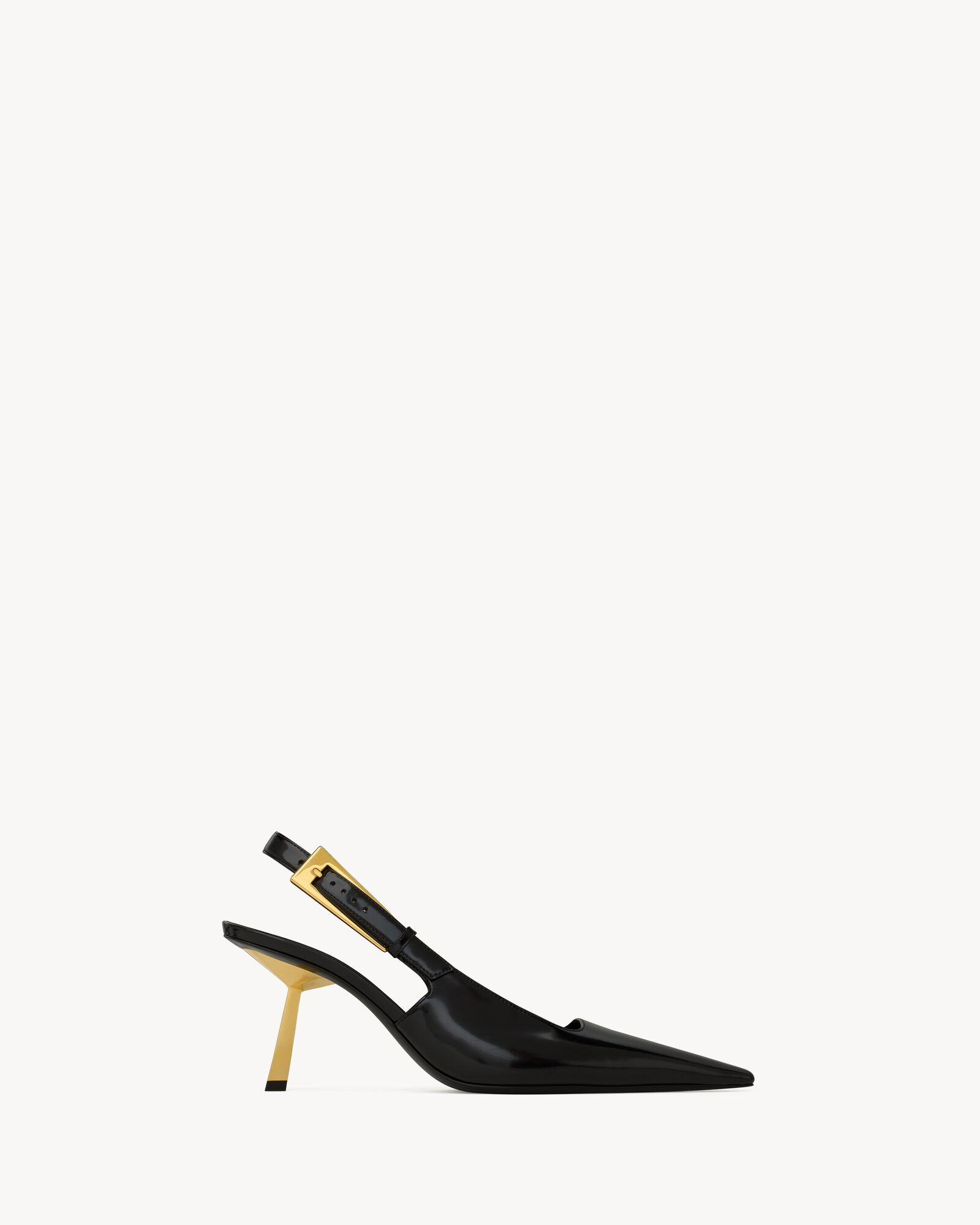 lee slingback pumps in glazed leather | Saint Laurent Inc. (Global)