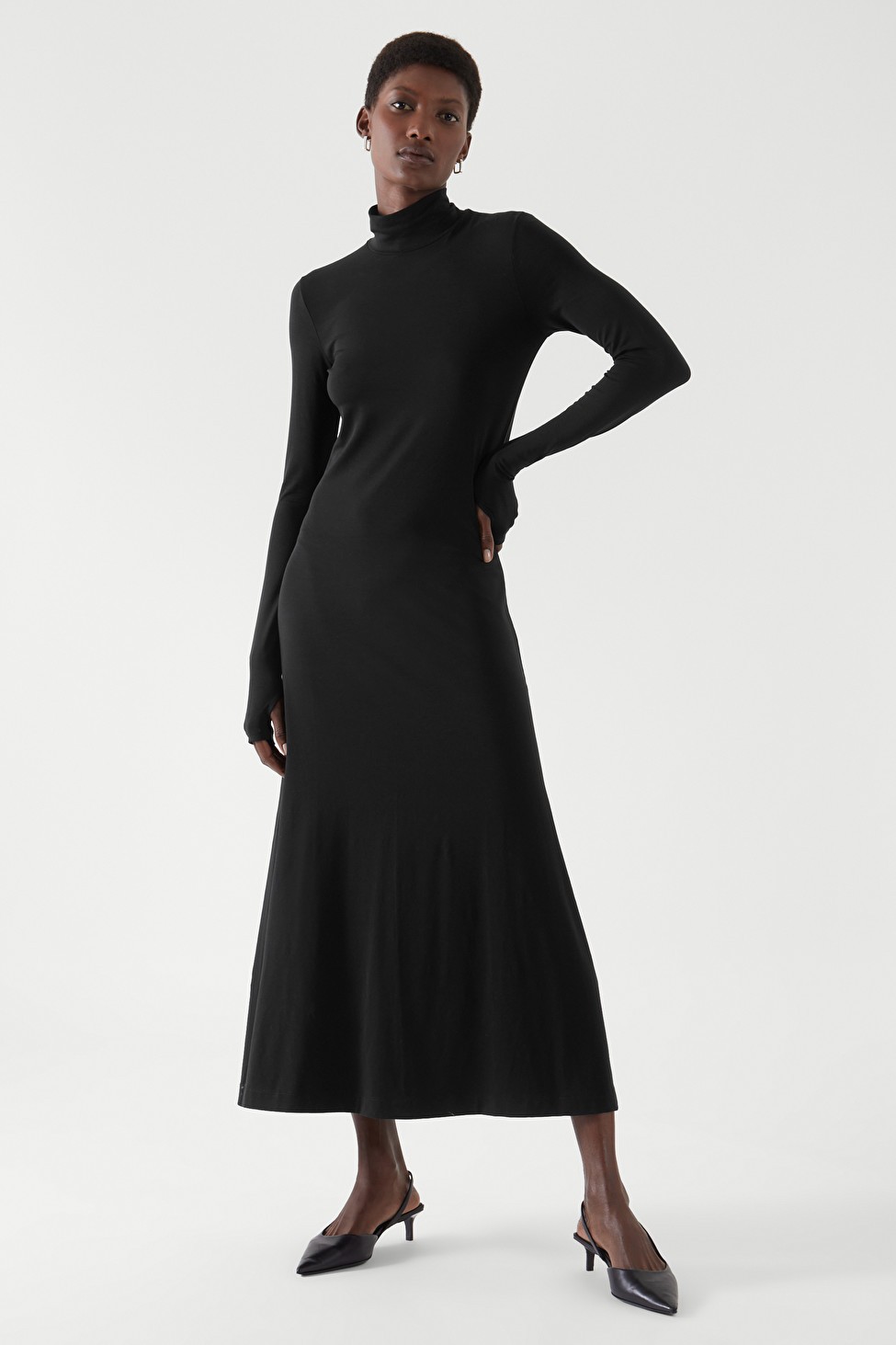 ROLL-NECK MAXI DRESS | COS (EU)