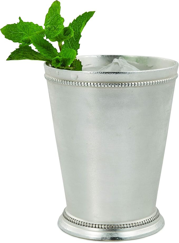 Twine Mint Julep Cup, Real Brass with Sterling Silver Plating Derby Cocktail Tumbler, Set of 1, 1... | Amazon (US)