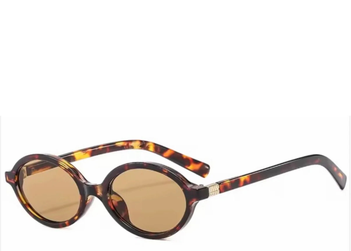 Valencia Oval Brown Tint Sunglasses | Jewel Boutique