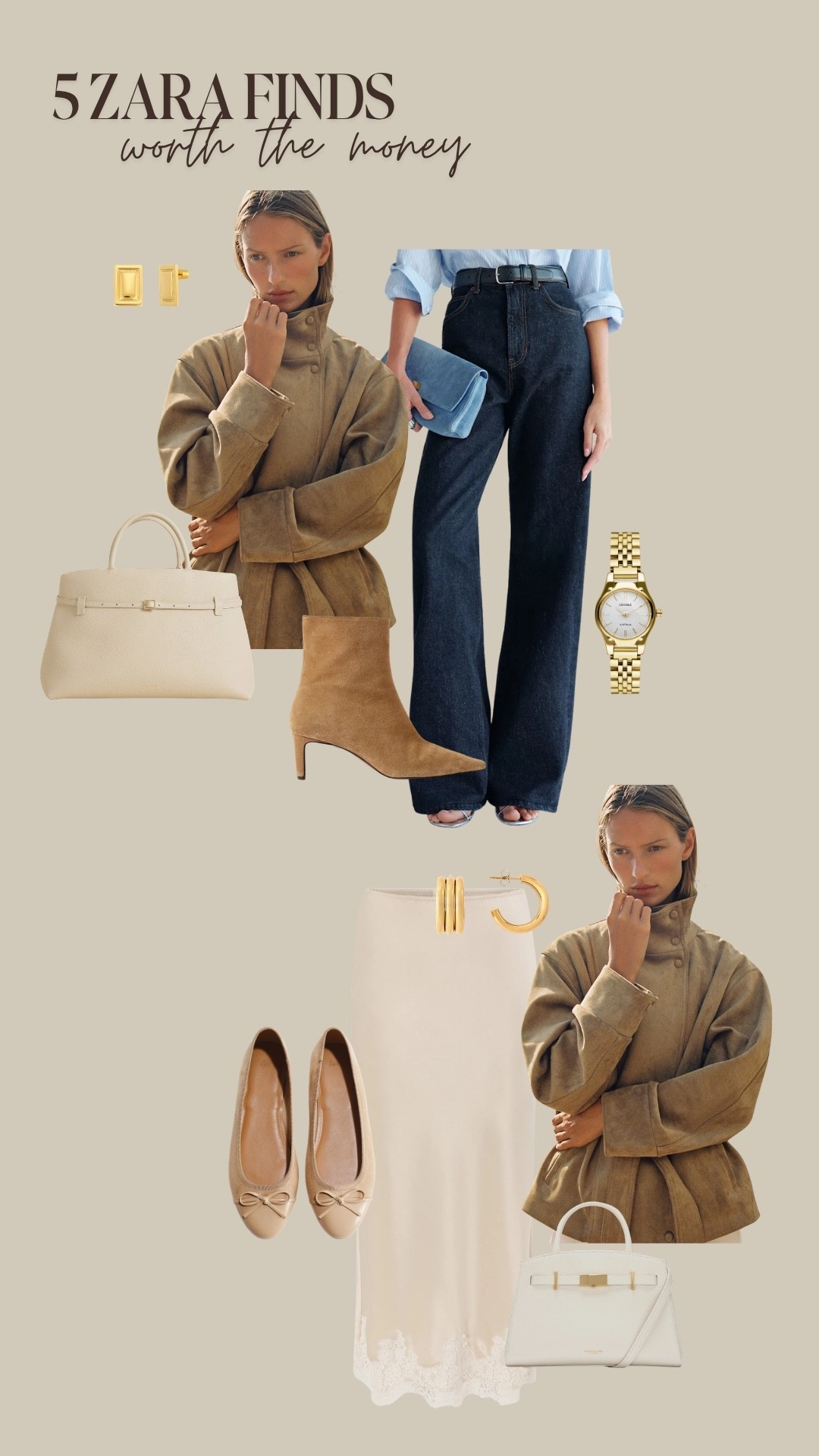 Suede belted jacket styling 🤍

#LTKautumn #LTKstyletip #LTKunboxing