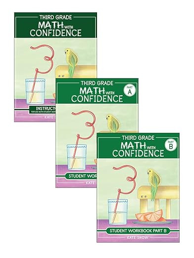 Third Grade Math with Confidence Complete Bundle      Paperback – June 27, 2023 | Amazon (US)