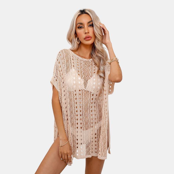 Women's Sheer Midi Swim Cover Up Dress - Cupshe | Target