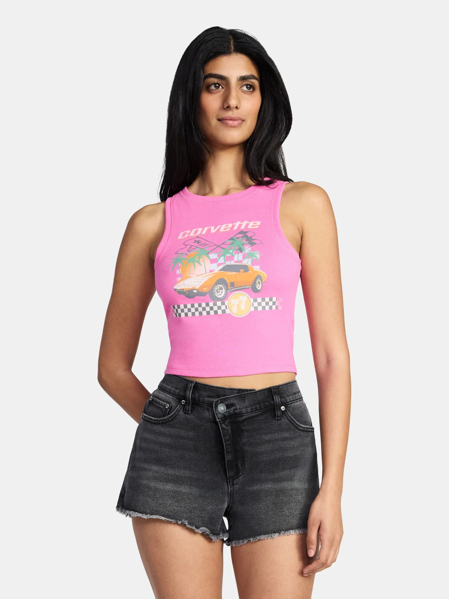 Corvette Race Flags Women's Graphic Tank Top, Sizes XXS-XXL | Walmart (US)