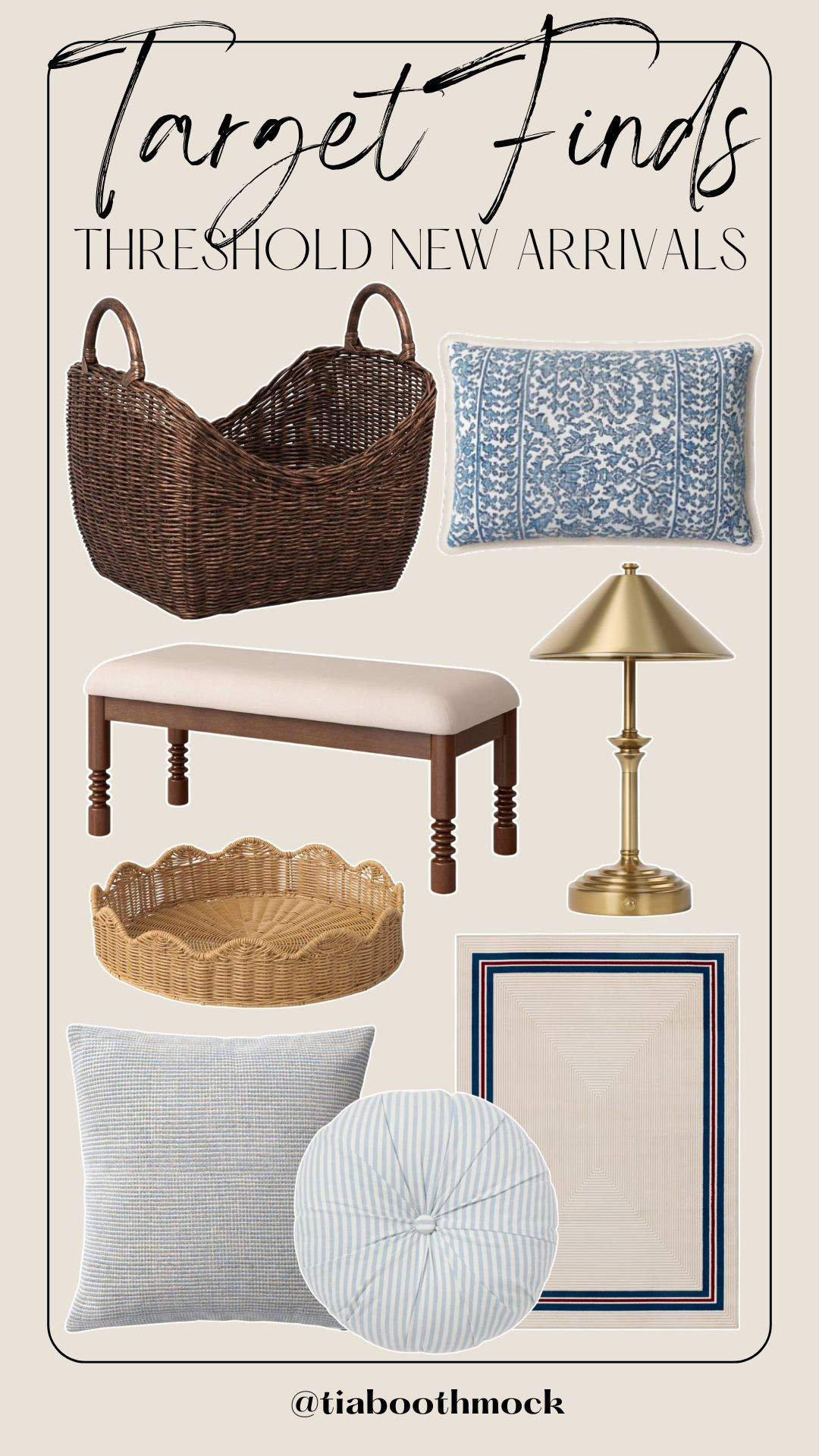 Obsessed with the Threshold new arrivals at Target. They are so good. 🤍  

 #LTKHome