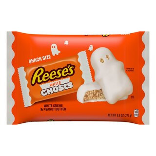 Reese's White Creme Snack Size Peanut Butter Ghosts, Halloween Candy, 9.6 oz | CVS | CVS Health
