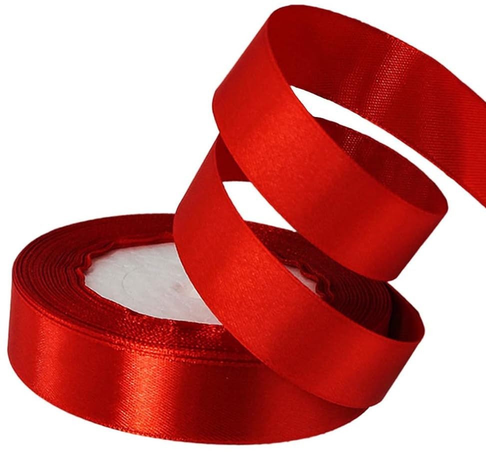 20mm Satin Ribbon 22 Meter, Polyester Ribbon, Enhance Your Crafts & Celebrations, Best for Gift W... | Amazon (UK)