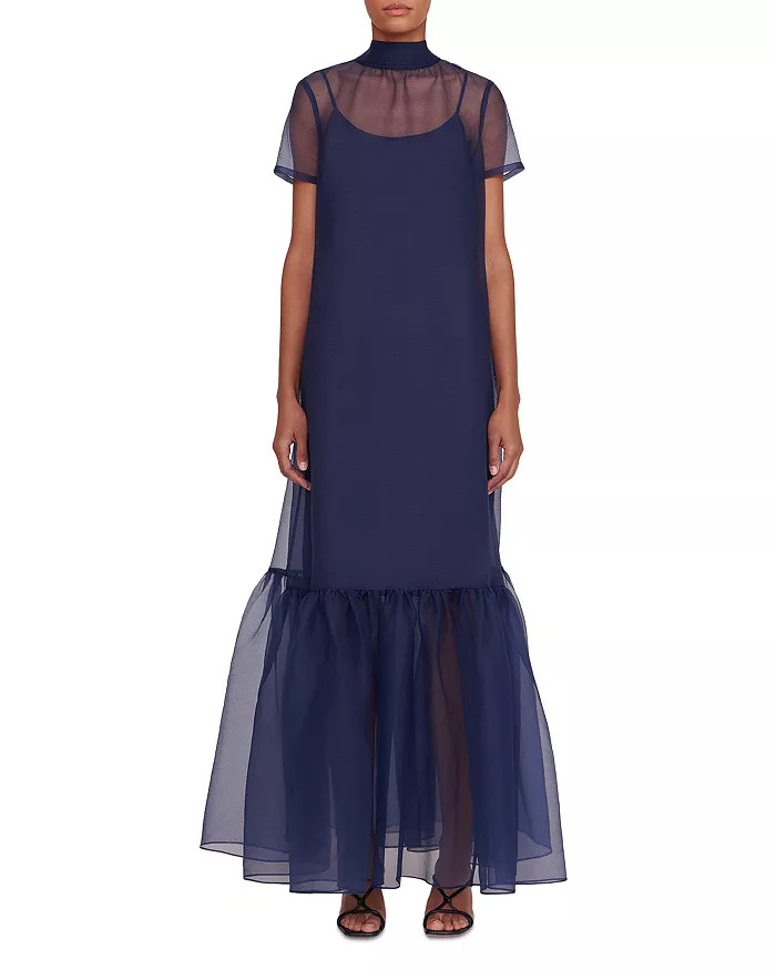 STAUD Calluna Back Tie Gown Women - Bloomingdale's | Bloomingdale's (US)