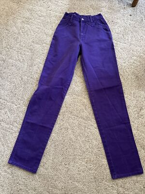 Vintage Roper 25x35 Purple Size 5 Western Jeans Rockies High Waisted USA RARE  | eBay | eBay US