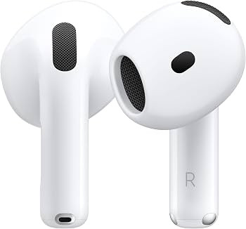 Apple AirPods 4 Wireless Headphones, Bluetooth Headphones, Personalised 3D Audio, Protection from... | Amazon (DE)