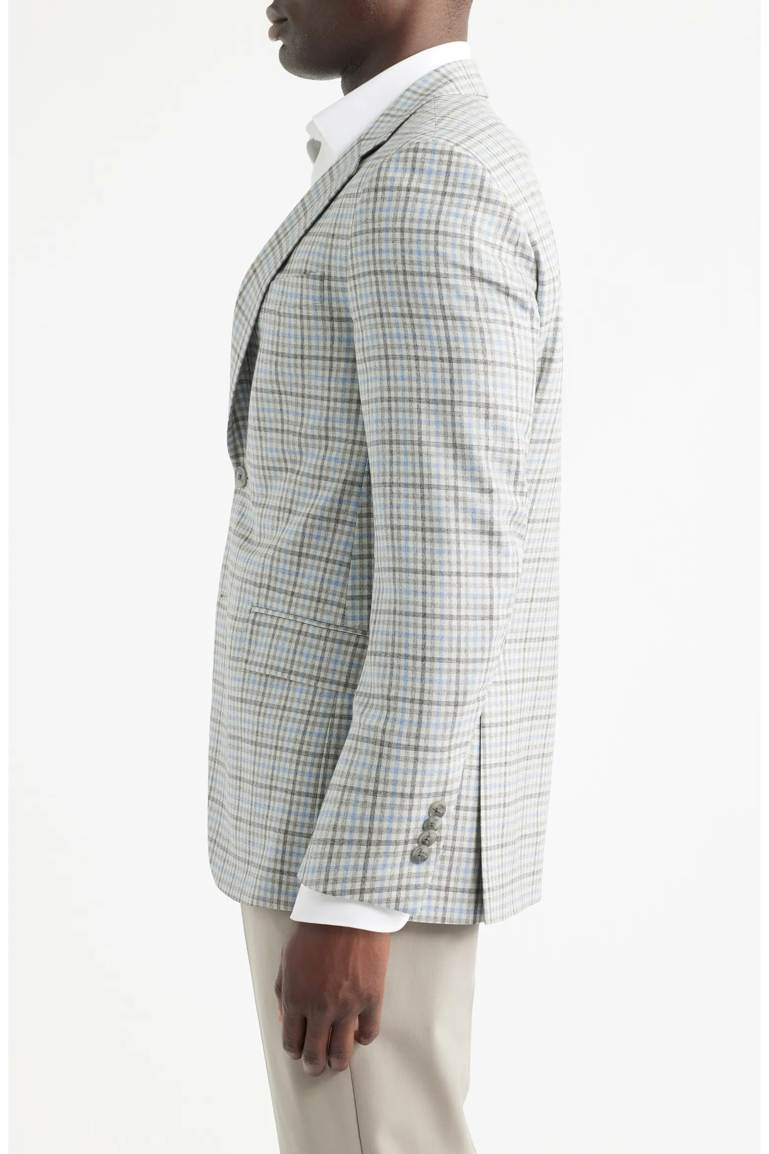 Flynn Classic Fit Grey & Brown Check Wool Sport Coat (Men) | Nordstrom | Nordstrom