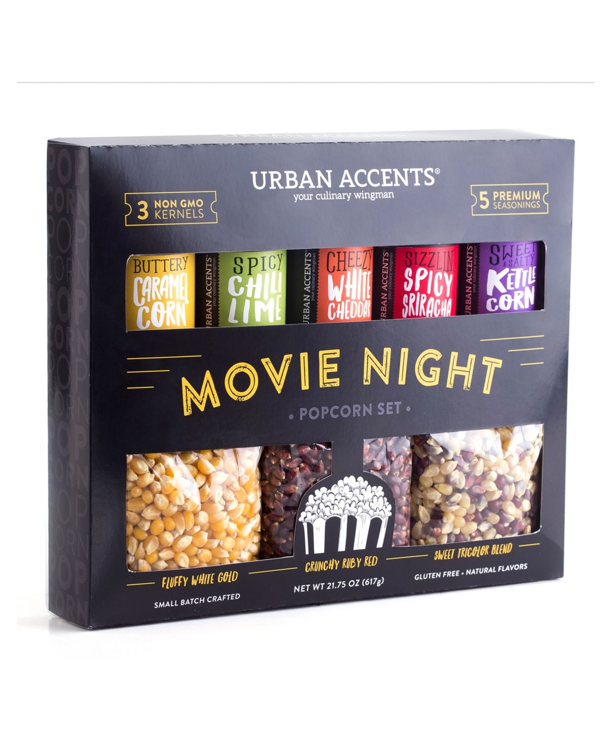 Urban Accents Movie Night Gourmet Popcorn Gift Set | Macys (US)