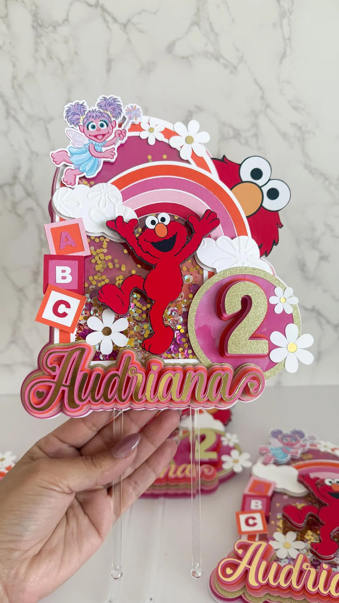 Elmo, Cake Topper Shaker Elmo, Elmo Cake Topper | Etsy (US)