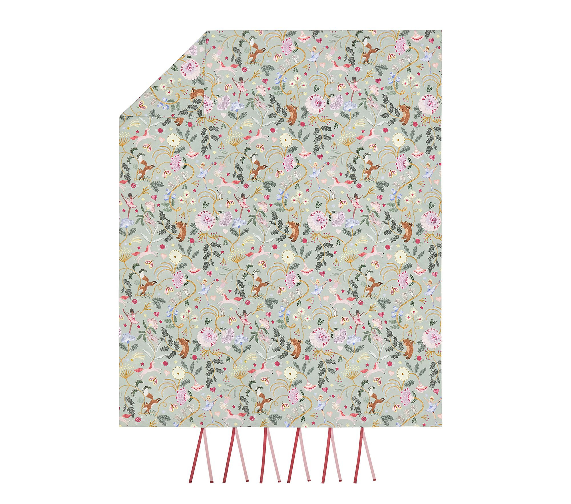 Storybook Friends Cotton Duvet Cover & Shams | Pottery Barn Kids