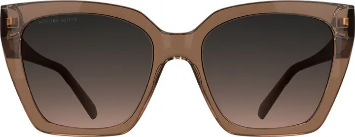 Dira 56mm Gradient Tea Cup Sunglasses | Nordstrom