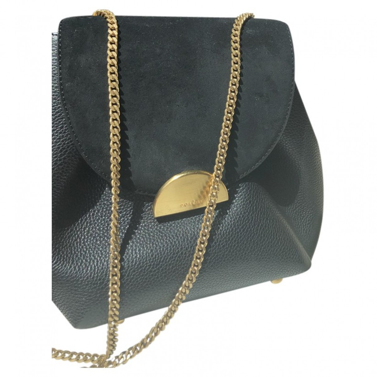 Polene Numéro un mini Black Leather handbag for Women | Vestiaire Collective (Global)