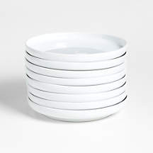 Toben Salad Plates, Set of 8 + Reviews | Crate & Barrel | Crate & Barrel