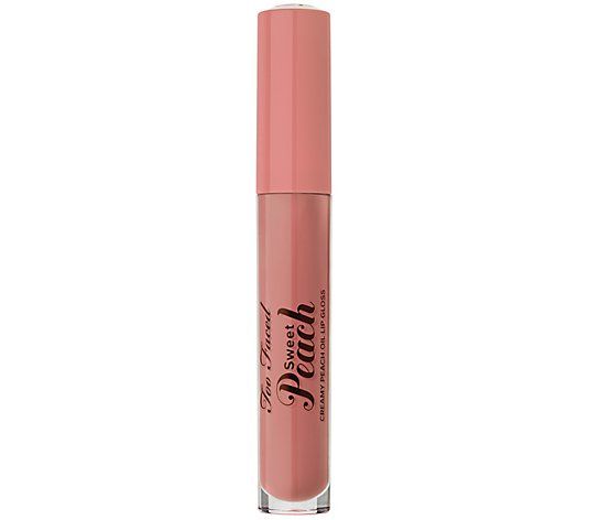 Too Faced Sweet Peach Creamy Oil Lip Gloss | QVC