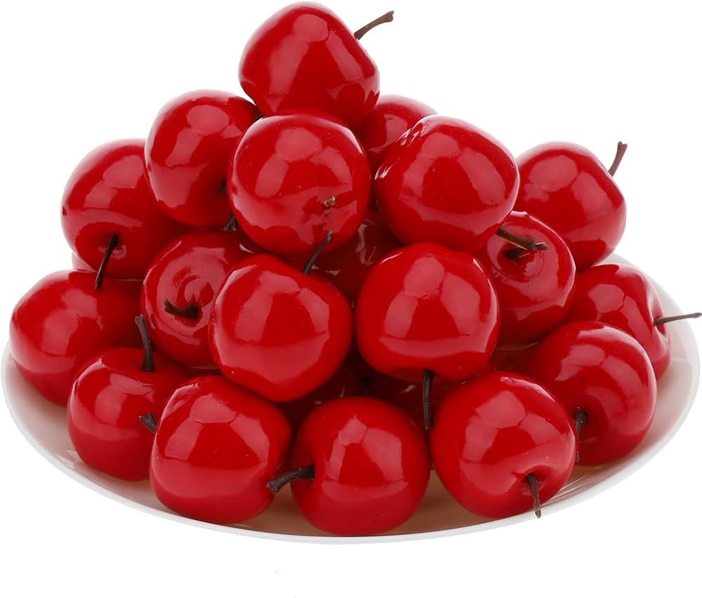 Gresorth 30pcs Mini Artificial Red Apple Decoration Fake Fruit Home Party Kitchen Food Toy Displa... | Amazon (US)