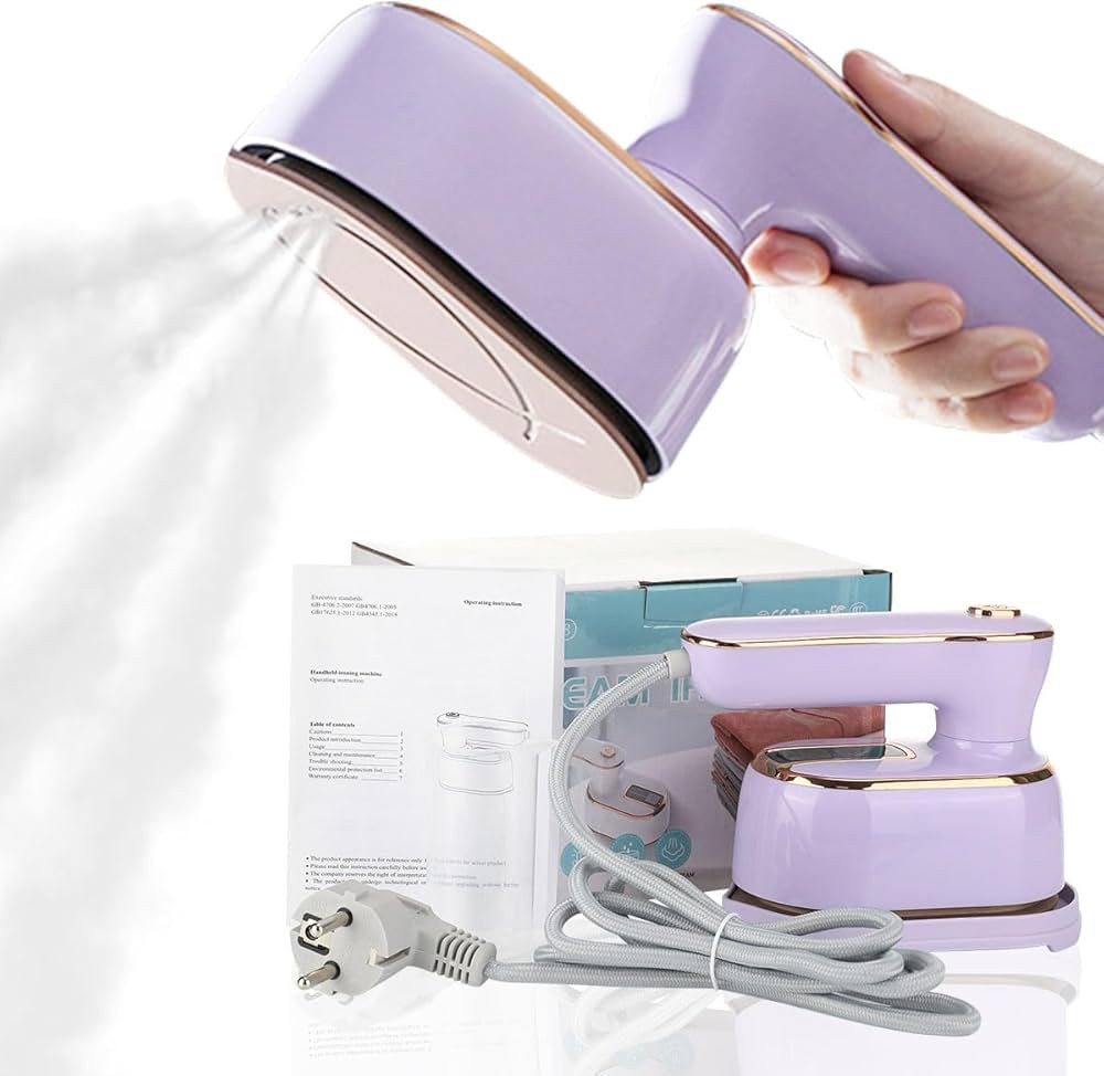Travel Steamer Iron for Clothes Mini: Portable Steam Iron Handheld Steamer for Traveling Small Si... | Amazon (US)