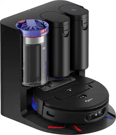 Dyson - Spot+Scrub Ai Wet and Dry Robot Vacuum - Matched Black/Blue | Best Buy U.S.
