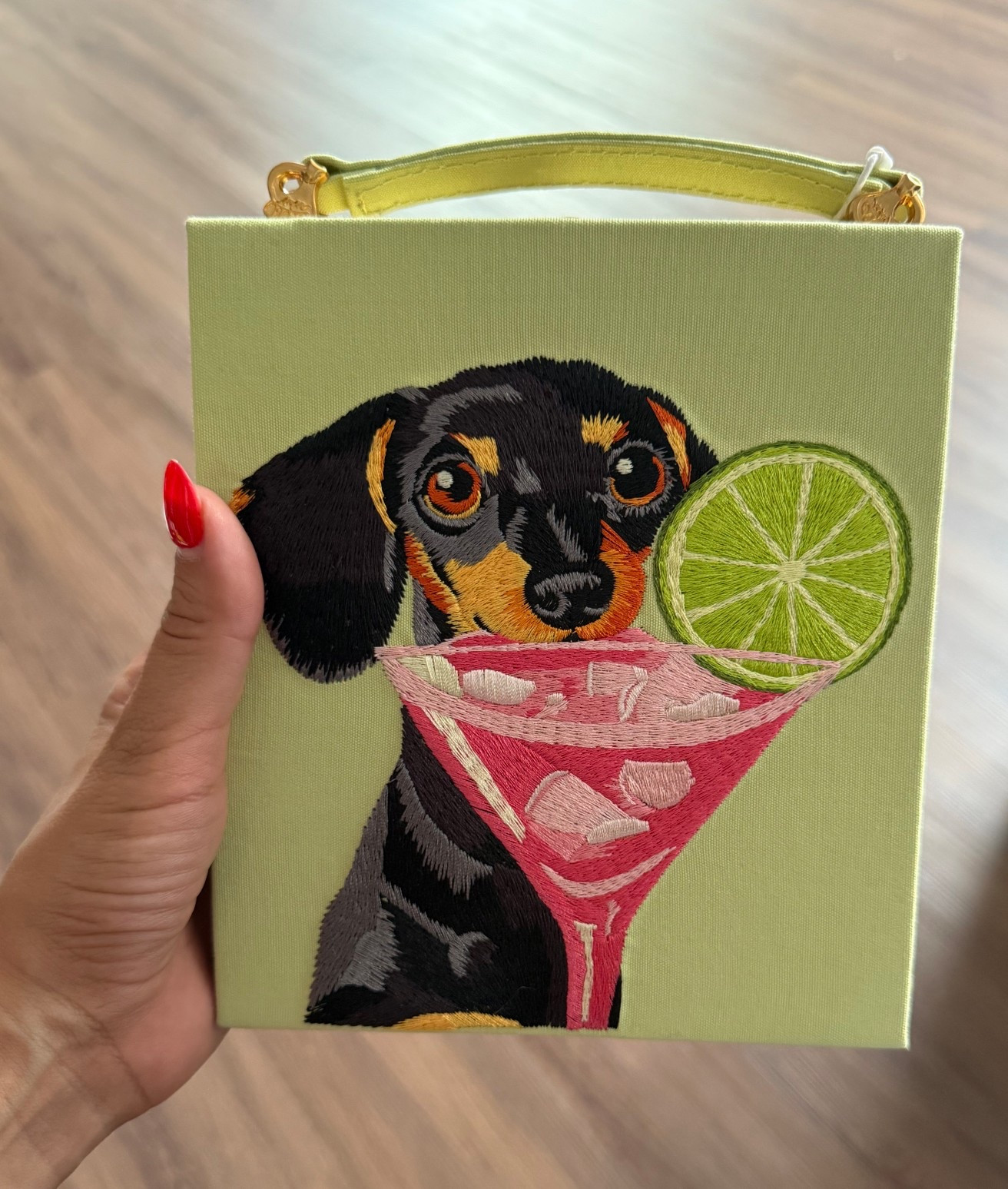 Cutest mini dachshund bag. Big enough to hold your phone and your lippies  

#LTKItBag #LTKStyleTip #LTKFindsUnder100