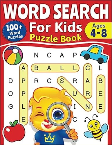 Word Search For Kids Puzzle Book: 100+ Word Puzzles | Fun Challenges For Children Ages 4-8 | Sear... | Amazon (US)