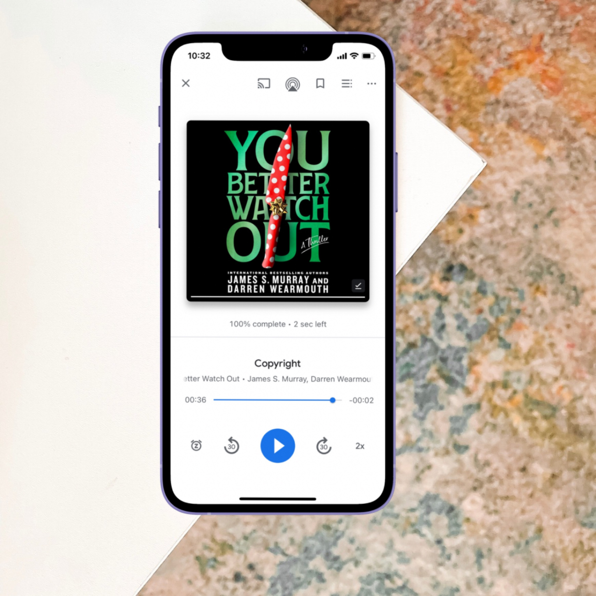 Audiobook, thriller, holiday read, book recommendationn

#LTKFindsUnder50