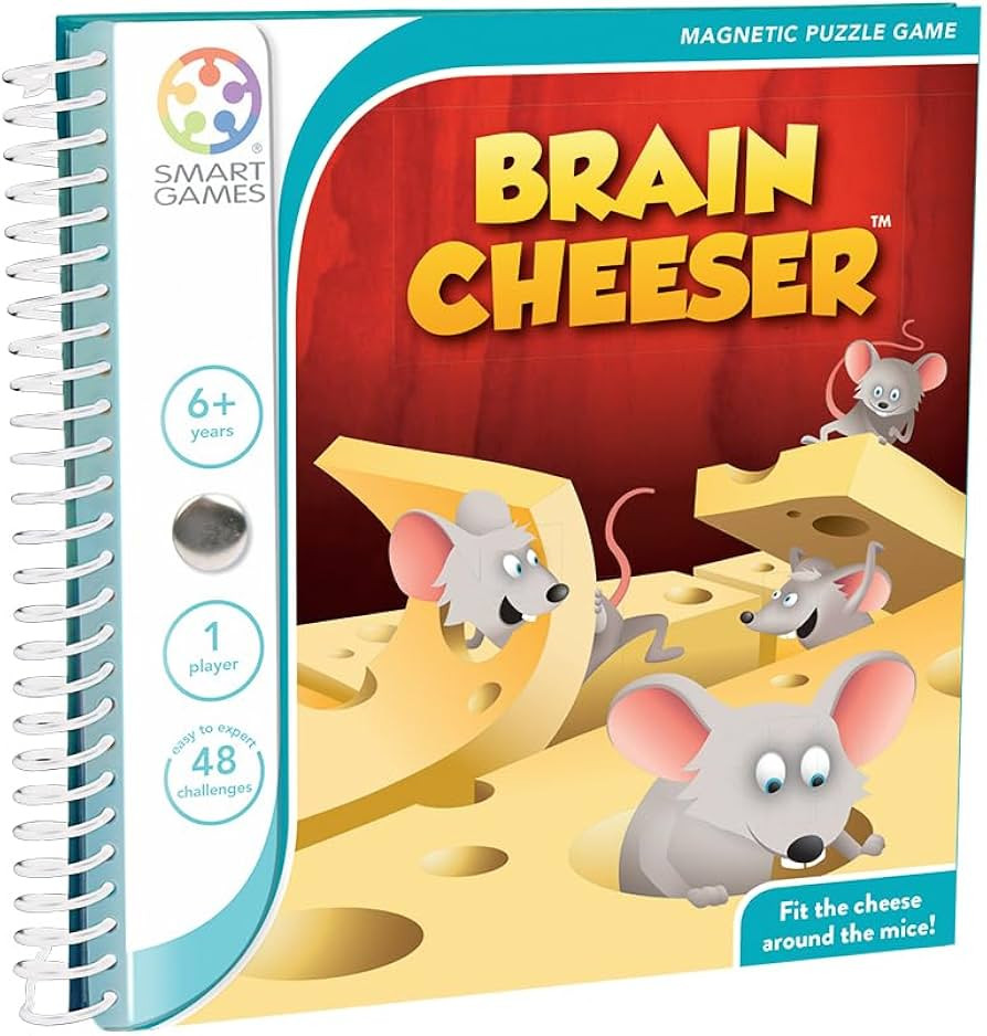 smart games - Brain Cheeser, Magnetic Puzzle Game with 48 Challenges, 6+ Years, 16,2 x 15,8 x 1,5... | Amazon (DE)