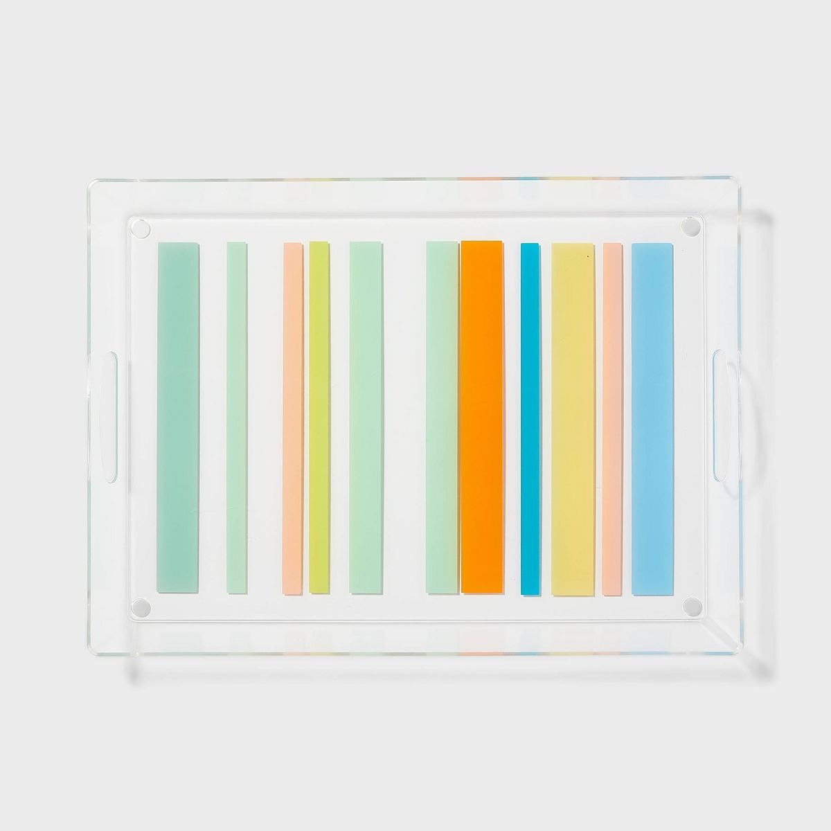 Rectangular Striped Ombre Serving Tray - Sun Squad™ | Target