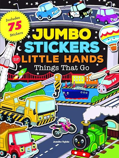 Jumbo Stickers for Little Hands: Things That Go: Includes 75 Stickers     Paperback – Sticker B... | Amazon (US)