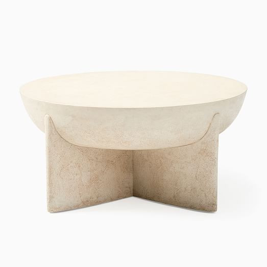 Monti Lava Stone Coffee Table | West Elm (US)