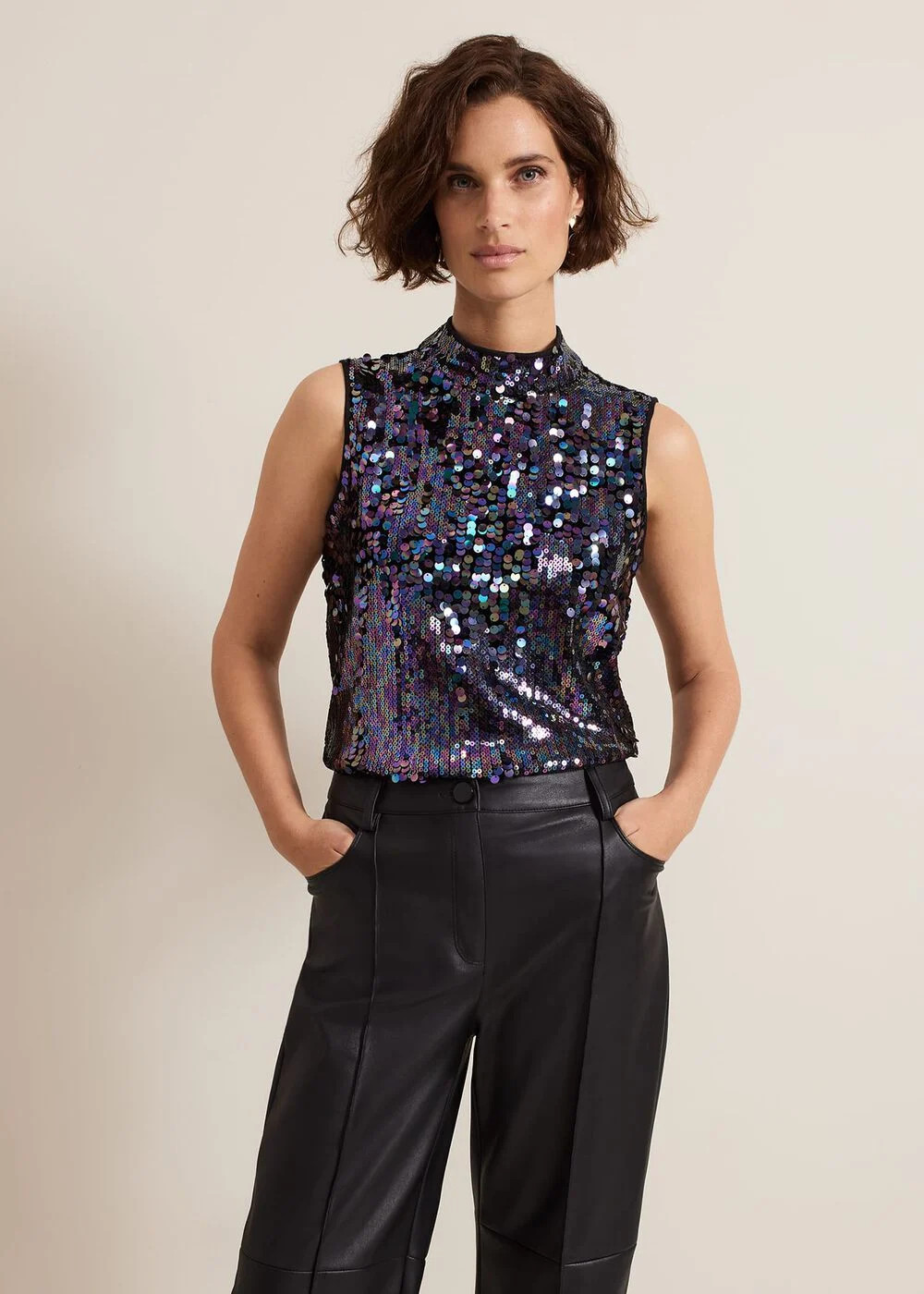 Tasha Sequin Top | Phase Eight UK | | Phase Eight