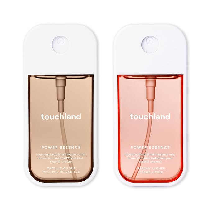 Touchland Power Essence Hydrating Body & Hair Fragrance, SWEET EMBRACE DUO (Vanilla Velvet + Peac... | Amazon (US)
