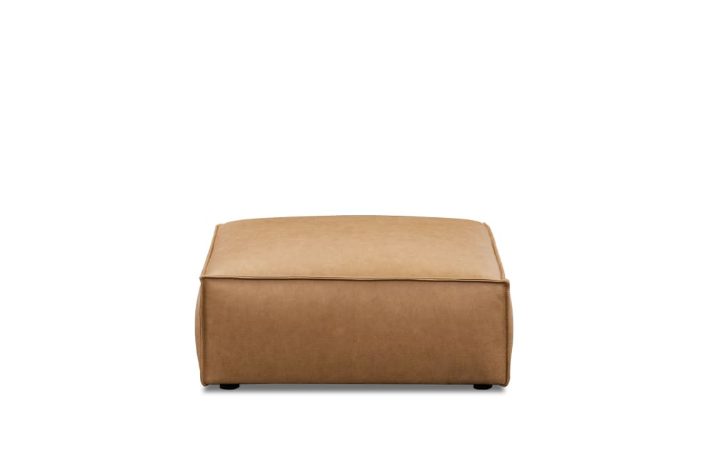 Jonathan Leather Ottoman | Castlery | Castlery US