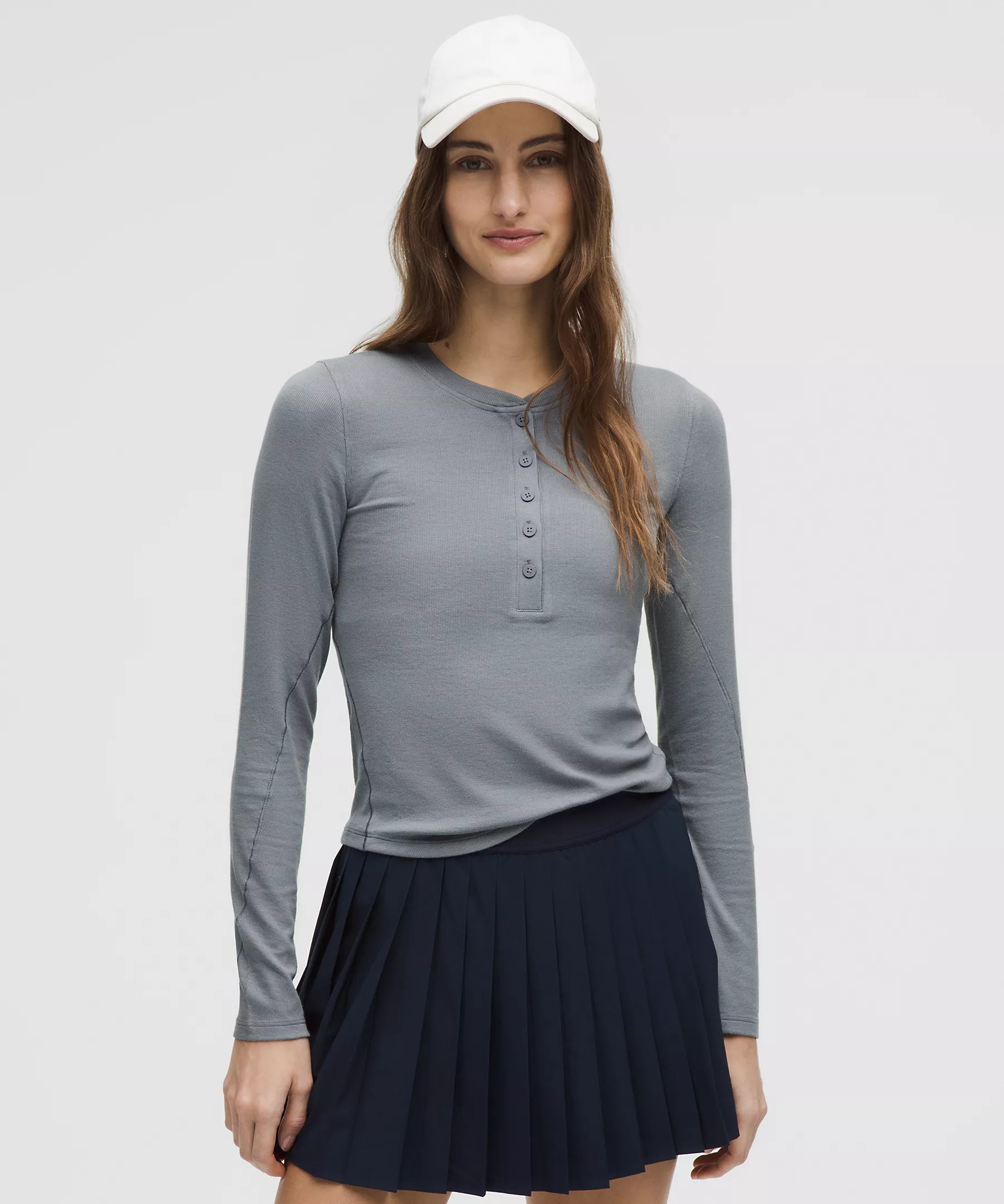 Hold Tight Long-Sleeve Henley | Women's Long Sleeve Shirts | lululemon | Lululemon (US)
