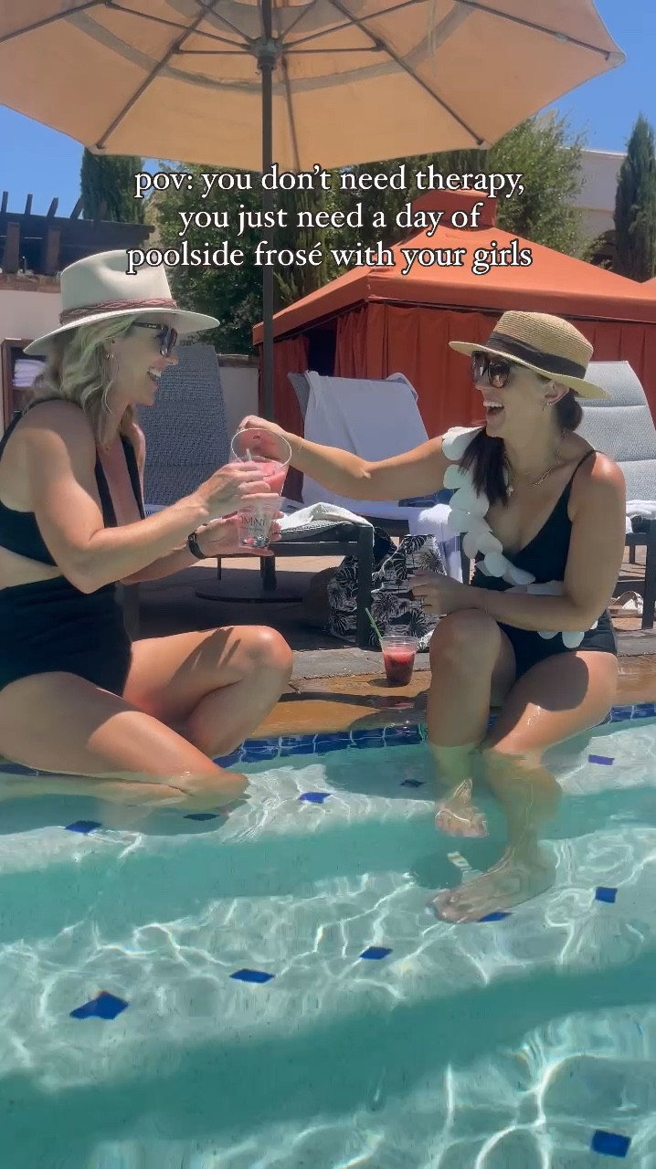 Black suit with white statement floral detail 🖤🤍 - sized up to a medium // comes with a sheer sarong cover-up with tie waist 

Amazon fashion, swimsuit style, vacation style, one-piece swimsuit  